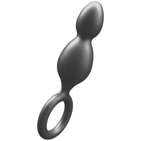 ToyJoy Glutei The Plugger 2 Balls Tappo in silicone metallico
