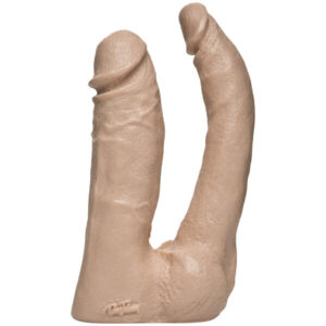 Attacco per dildo naturale a doppio penetratore Vac-U-Lock