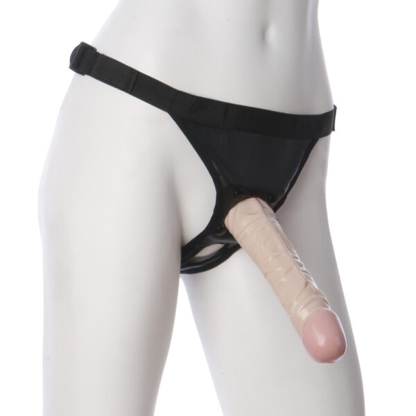 Dong classico da 8 pollici Vac-U-Lock con imbracatura ultra