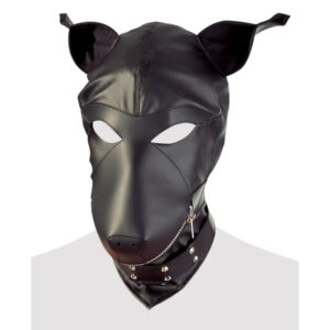 Maschera Dog Similpelle