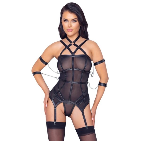 Bondage Basque et String