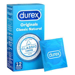 Confezione da 12 preservativi naturali classici Durex Originals