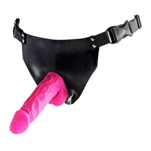 Toy Joy Rosa Power Girl Strap On vibrazione Dong