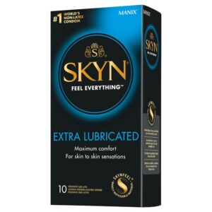 Preservativi SKYN senza lattice extra lubrificati, confezione da