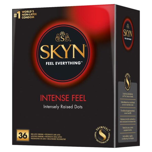 Preservativi SKYN senza lattice, sensazione intensa, confezione