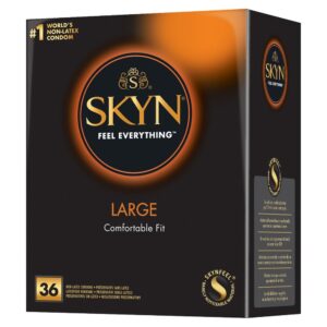 Preservativi SKYN senza lattice, confezione grande da 36