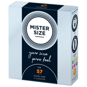 Mister Size 57mm La tua taglia Pure Feel Preservativi Confezione