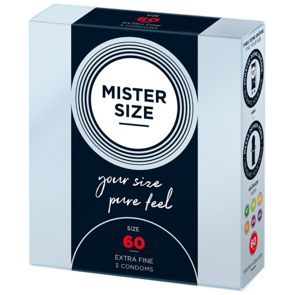 Mister Size 60mm Mărimea ta Prezervative Pure Feel 3 pachete