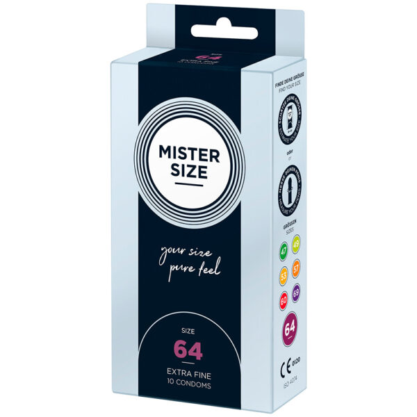 Misteri koko 64mm kokoasi Pure Feel kondomit 10 kpl