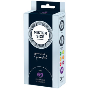 Mister Size 69mm La tua taglia Preservativi Pure Feel Confezione
