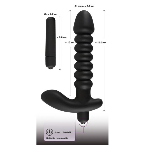 Black Velvets Medium Vibrator - Image 2