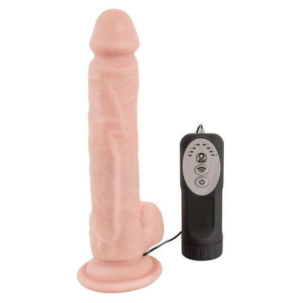 Vibratore a spinta in silicone medico
