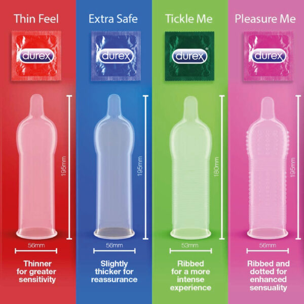 Durex Surprise Me Variety Condoms 40 Pack - Image 2