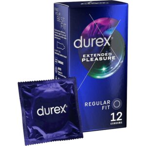 Preservativi Durex Extended Pleasure Regular Fit, confezione da