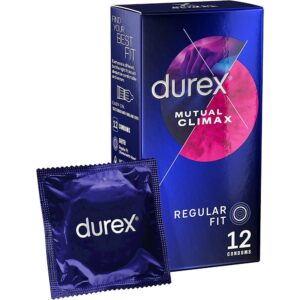 Preservativi Durex Mutual Climax, vestibilità regolare, confezio