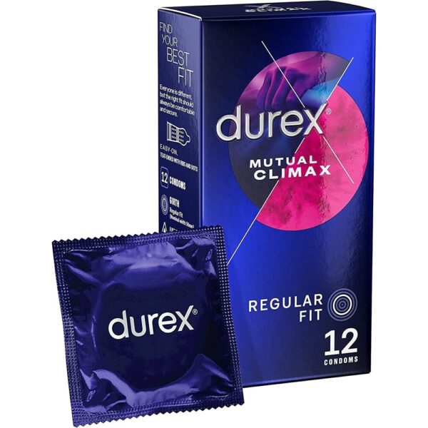 Durex Mutual Climax Regular Fit kondomit 12 kpl