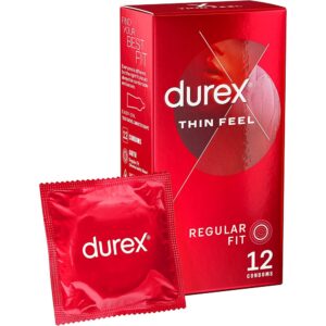 Preservativi Durex Thin Feel Regular Fit Confezione da 12