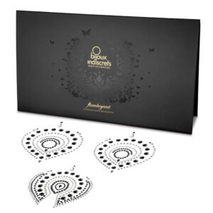 Bijoux Indiscrets Sfavillanti gioielli con strass in argento ner