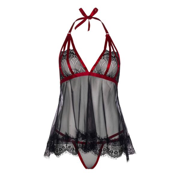 Leg Avenue Halter Babydoll And String - Image 3