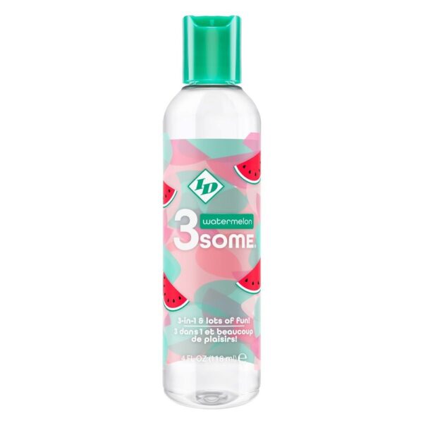 ID 3some Pastèque Lubrifiant 3 en 1 118 ml