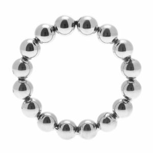 Meridian Ruostumaton teräs helmillä penisrengas ML
