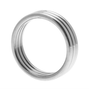 Echo in acciaio inox tripla Cock Ring ML
