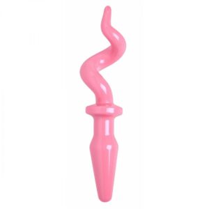 Pig Tail Rosa Butt Plug