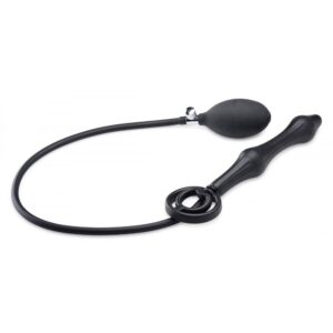 Plug anale gonfiabile con sonaglio a sonaglio Master Series con