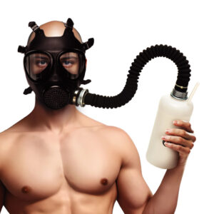 Maschera antigas per inalatore Master Series con flacone