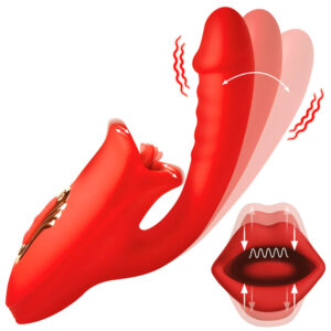 Gioca a Bacio Profondo e Duro con Coniglio in Silicone