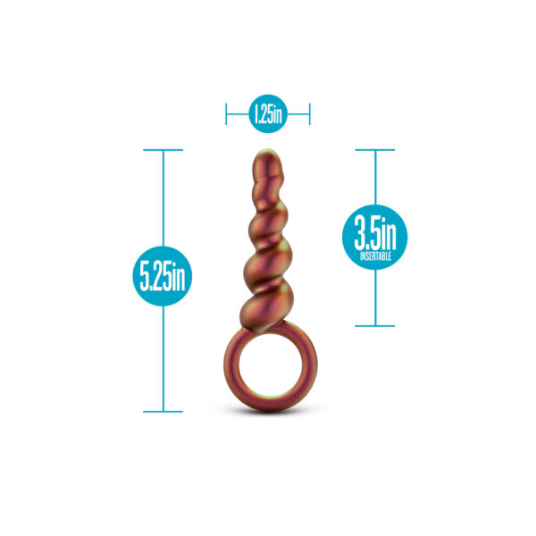 Anal Adventures Matrix Spiral Loop Butt Plug - Image 3
