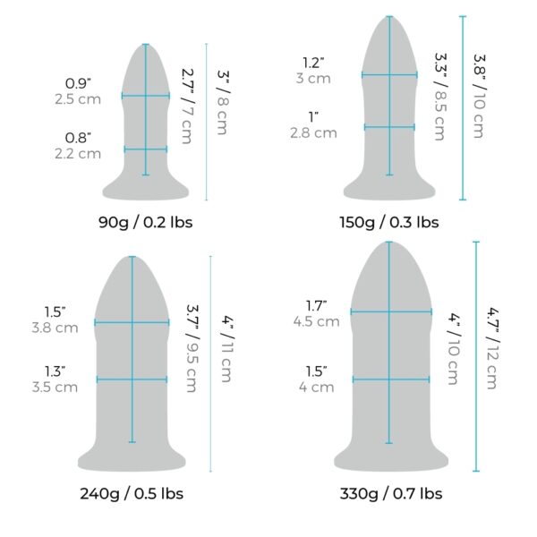 b-Vibe Anal Dilators Set - Image 3