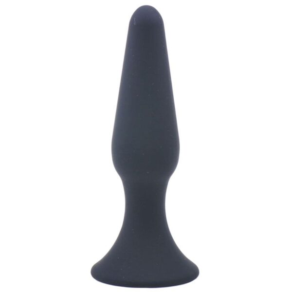Buton din silicon negru clasic mediu