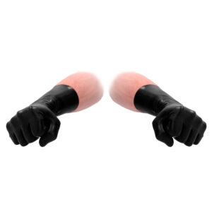 Fist It Guanti corti in lattice neri