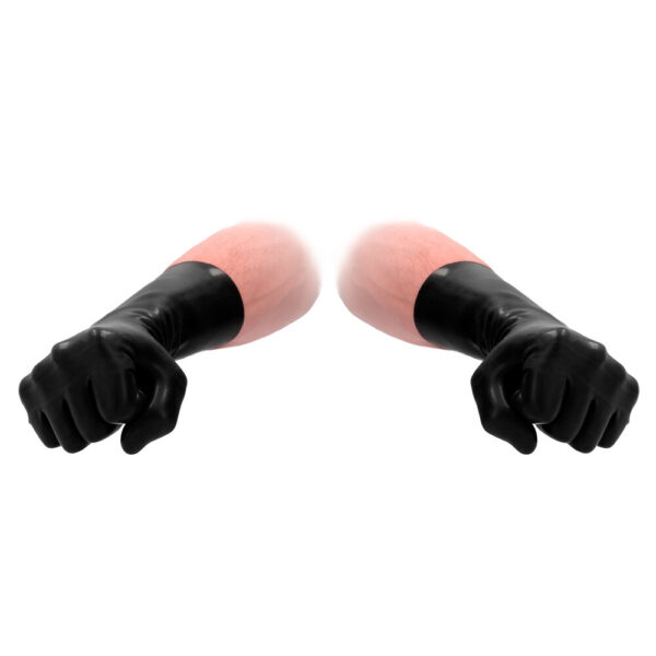 Fist It Guanti corti in lattice neri