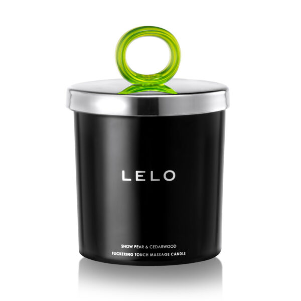 Lelo Snow Pear e Cedarwood Flickering Touch Massage Candle