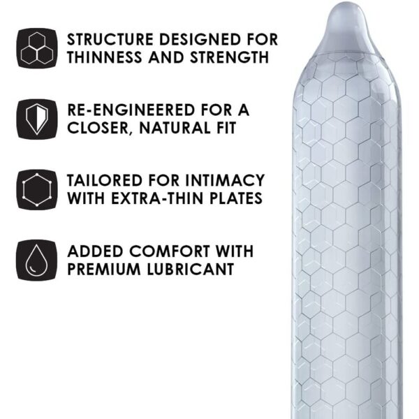 Lelo Hex Original Condoms 3 Pack - Image 2