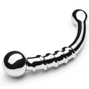 Dildo in acciaio inossidabile con fiocco Le Wand