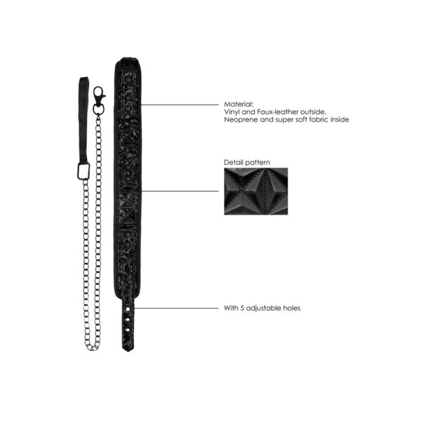 Ouch Luxury Collar With Leash - Image 2