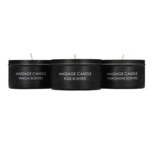Ahi, set di 3 candele da massaggio