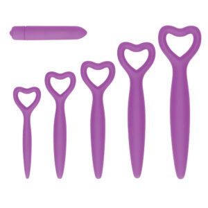 Ouch set dilatatore vaginale in silicone viola