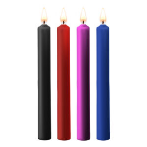 Candele di cera stuzzicanti confezione da 4 grandi