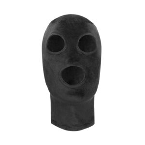 Ahi maschera di velluto con apertura per occhi e bocca