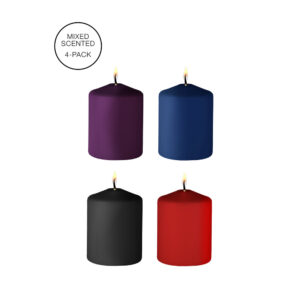 Ouch 4 confezioni di candele tease profumate miste