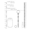 Ouch Urethral Sounding Steel Dilator With Ring