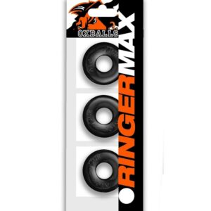 Oxballs Ringer Max Cockring 3 Pack musta