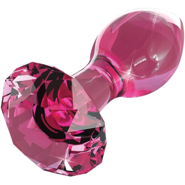 Icicles No.79 Plug Butt in cristallo rosa