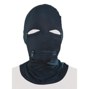 Fetish Fantasy Reißverschluss-Gesichtsmaske mit Kapuze