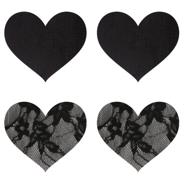 Peekaboo Pasties satiini- ja pitsisydämet