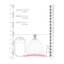 Pumped Breast Pump Medium Rose Gold